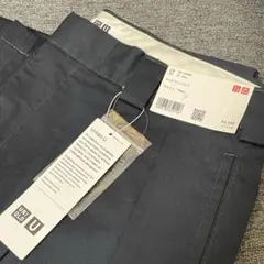 UNIQLO U　タックワイドパンツ　ネイビー　79