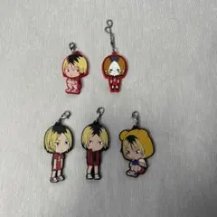 ハイキュー！　ラバーキーホルダー 5個セット