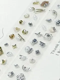 【おまけ付】耳ツボジュエリー 2個(40粒) 3個目以上450円