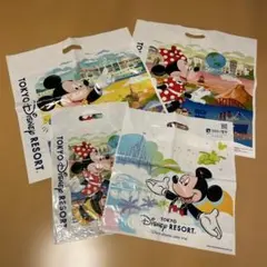 東京ディズニーリゾート ショップ袋 4枚セット