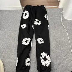 DENIMTEARS フラワープリント ジョガーパンツ
