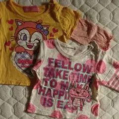 重ね着風 Tシャツ