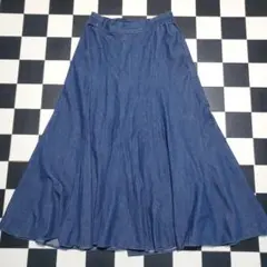 studio CLIP デニムロングスカート L
