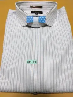Paul Smith⑤ ポールスミス ストライプ柄 長袖ワイシャツ M