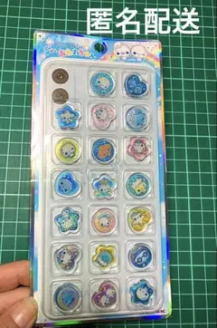 ぷくぷくあわわちゃん おはじきシール【カミオジャパン正規品】ぷっくり