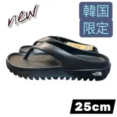 ノースフェイス　日本未発売　トングサンダル　黒　新品未使用　25㎝のサムネイル