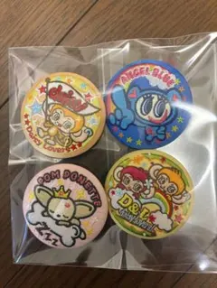 ナルミヤ刺繍缶バッジ4個セット