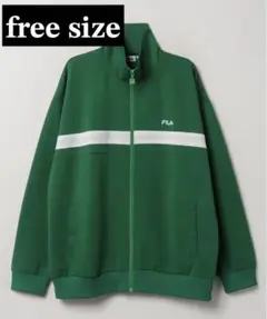 FILA トラックジャケット ジャージ ユニセックス フリーサイズ グリーン