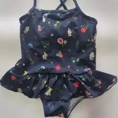 Disney Princess 花柄 ワンピース水着 100