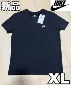 【新品】NIKE レディース Tシャツ ワンポイント 黒 XLサイズ