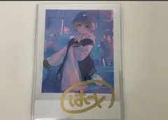 ホロライブ　轟はじめ　はじめの日記念　直筆サイン入チェキ風ブロマイド