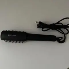 SALONIA サロニア ストレートヒートブラシ スリム ネイビー