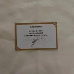 tws ギョンミン スイパラ メッセージカード 海の家 特典
