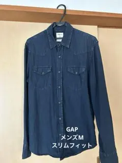 GAP ギャップ　デニム　長袖シャツ　メンズM