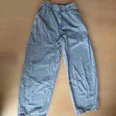 GUデニムパンツ ウエストゴム