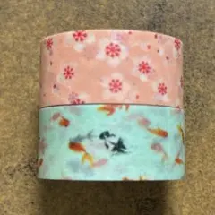 マスキングテープ (中古) #4910 梅　金魚　夏　マークス　和柄　masteのサムネイル