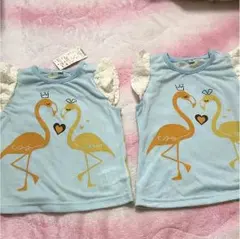 女児レース袖タンクトップ