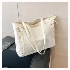 推し活 トートバッグ 大容量 マチあり ホワイト ピンク クリア 汚れ防止付き