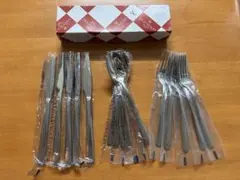 クチポール フォークとスプーンセット シルバー 高島屋限定ピンク