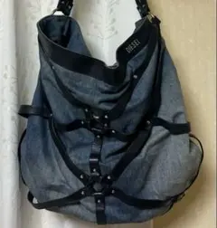 DIESEL デニムショルダーバッグ