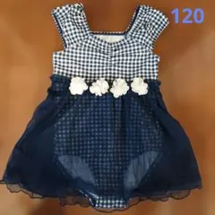 アプレレクール 女の子用 ワンピース水着 120