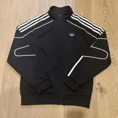 adidas ブラックジャージ XS 160