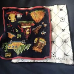 FEILER 刺繍デザイン ハンカチセット2枚