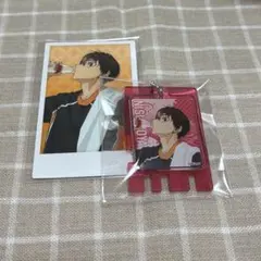 ハイキュー!! 極楽湯 キーホルダー ポラショット 西谷夕 烏野高校