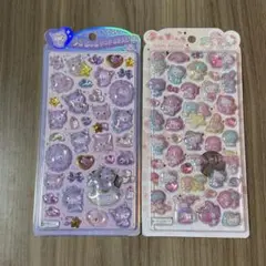 【正規品】うるちゅる　ポップシール　クロミ　キティキキララマイメロ