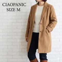 チャオパニック 中綿チェスターコート キャメル M 完売品 キルティング