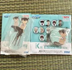 名探偵コナン　ラッキーくじ　セガSEGA 江戸川コナン　缶バッジ