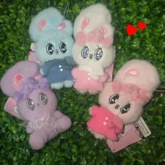 エスターバニーホリデーマフラーマスコット&スノーリボンマスコット