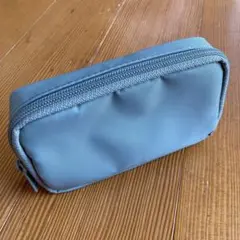 無印良品　ナイロンコンパクトポーチ　ライトグリーン