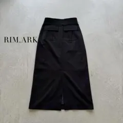 RIM.ARK リムアーク ハイウエスト カーゴスカート ブラック 38のサムネイル