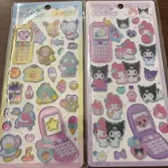 平成はっぴーフォンサンリオ キャラクターシール 2シートセット
