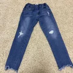 GLOBAL WORK キッズ　ダメージパンツ　ズボン　XXLサイズ