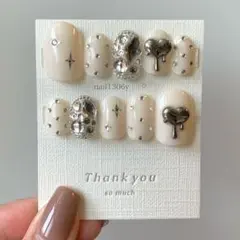 78)) ハートネイル フレンチガーリー 派手 ネイルチップ ショートネイル