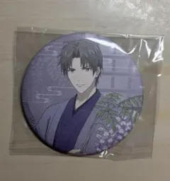 特刀剣乱舞花丸　満開まつり　へし切長谷部　和紙缶バッジ