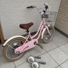 子供用自転車 18インチ ピンク リトルフェリーク - メルカリ