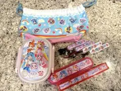 ひろがるスカイプリキュア　お弁当箱　お箸　スプーンフォークセット