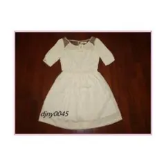 新品 Cheek レースワンピース オフホワイト