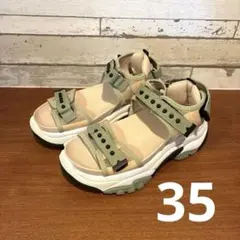 ASH 厚底スポーツサンダル グリーン　35のサムネイル