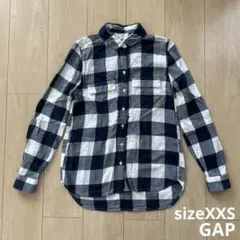 GAP レディースフランネンシャツ サイズXXS 160/80A