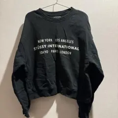 STÜSSY ブラック スウェット M