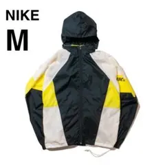 NIKE ナイキ｜ナイロンジャケット 黒 黄色 白 Mサイズ