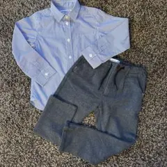 GLOBAL WORK シャツとZARAパンツセット 100〜110cm