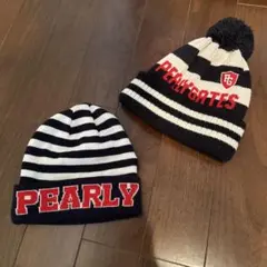 ☆★未使用パーリーゲイツ PEARLY GATES ニット帽 2点セット！☆★