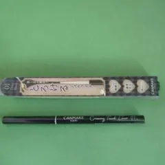 CANMAKE クリーミータッチライナー 01 ディープブラック