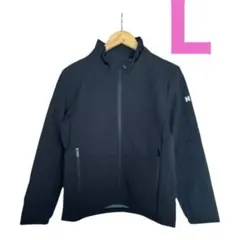 防水❗️ウインドブレーカー 防風フード付き　ジャケット Ｌ　ブラック