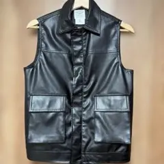 CIAOPANIC TYPY フェイクレザー ベスト 130-140cm